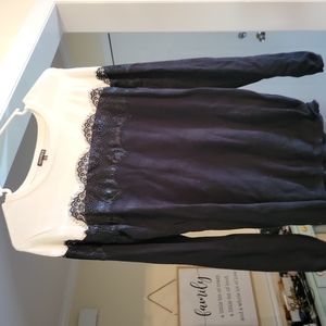Lace sweater